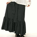 Retro Easy Matching Ruffled Plaid Fishtail Skirt