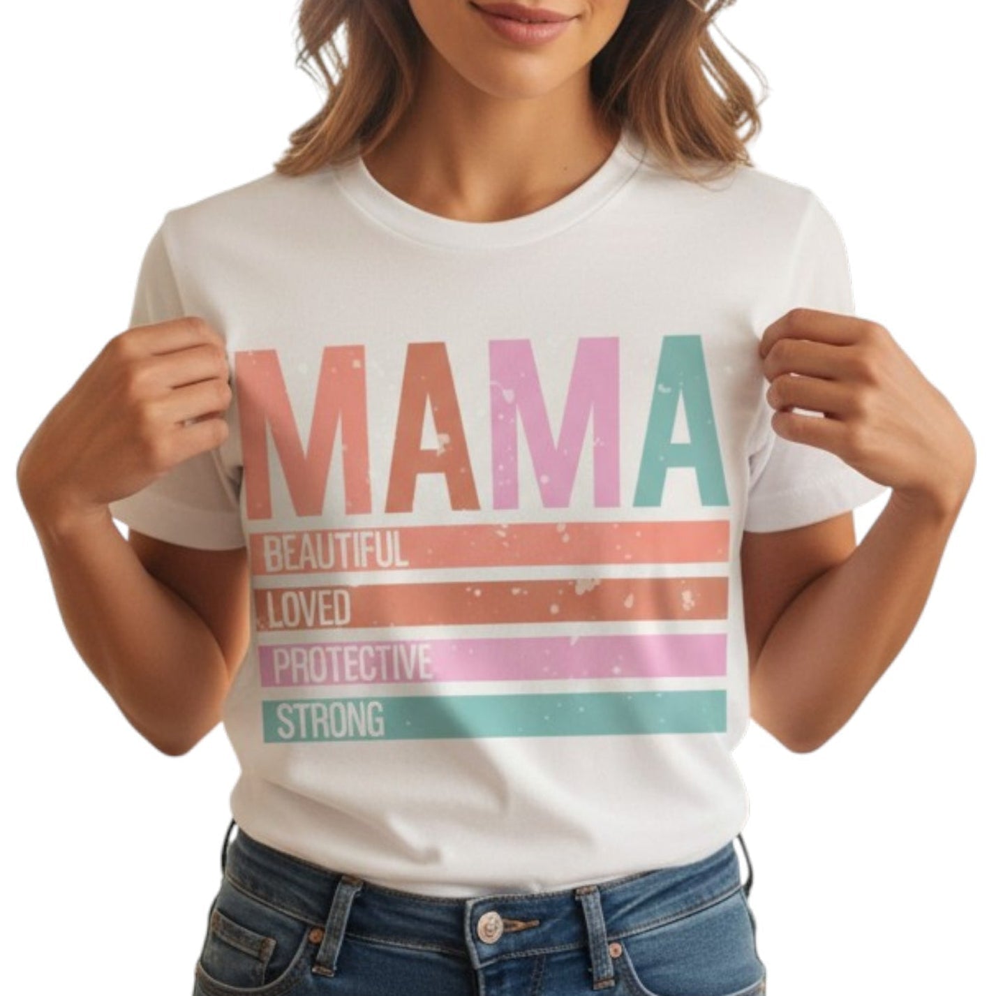 Minimalist Mama Graphic T-Shirt 100% Cotton Women's Casual Mom Life Top