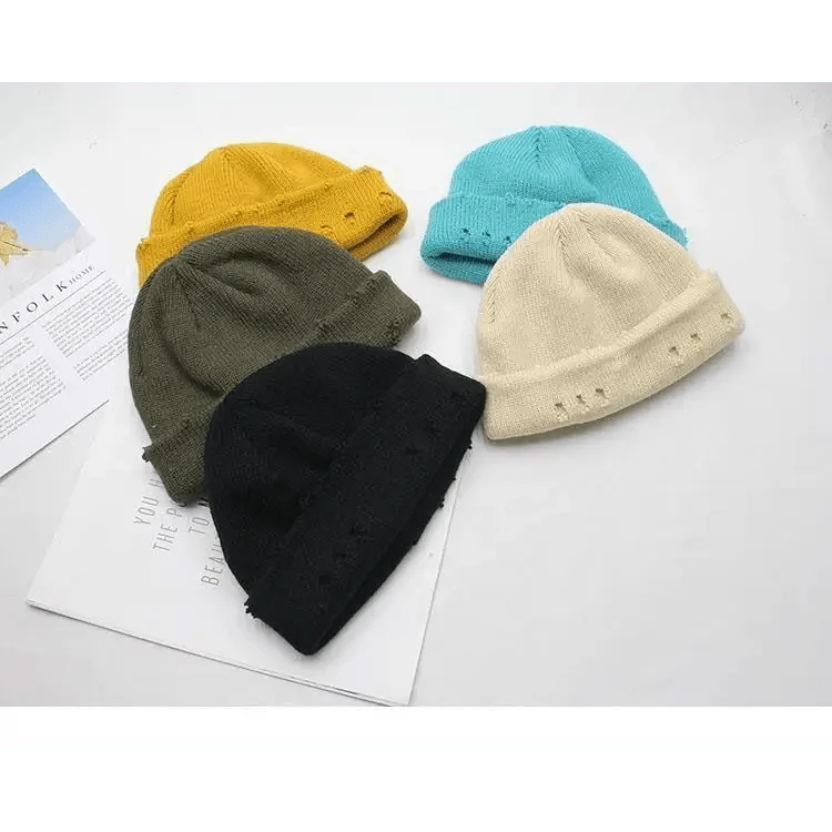 Retro Warm One Size Winter Beanies For Men Colorful Cute Casual Unisex Caps Outdoor Beanies For Women Stevvex