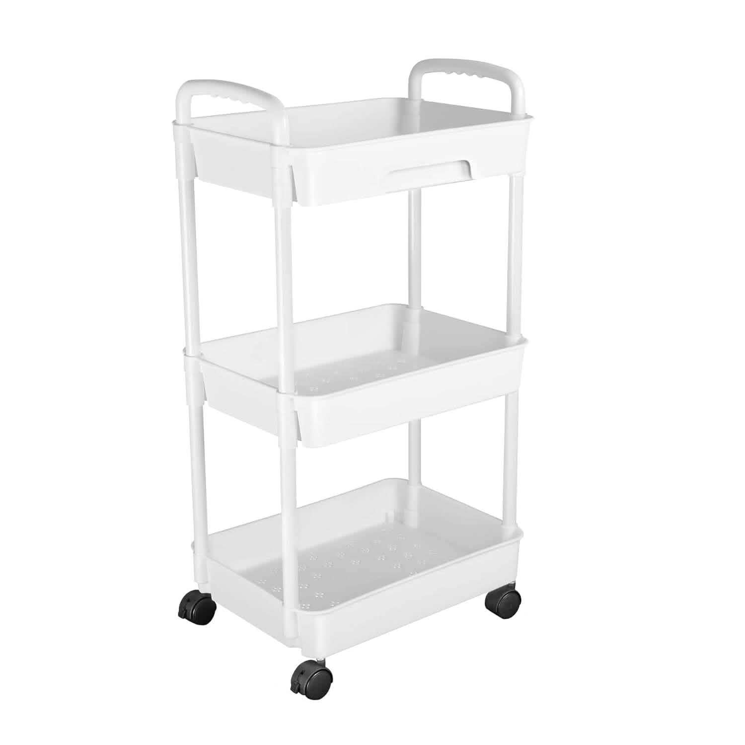 Rolling Utility Cart with Drawer DailySale