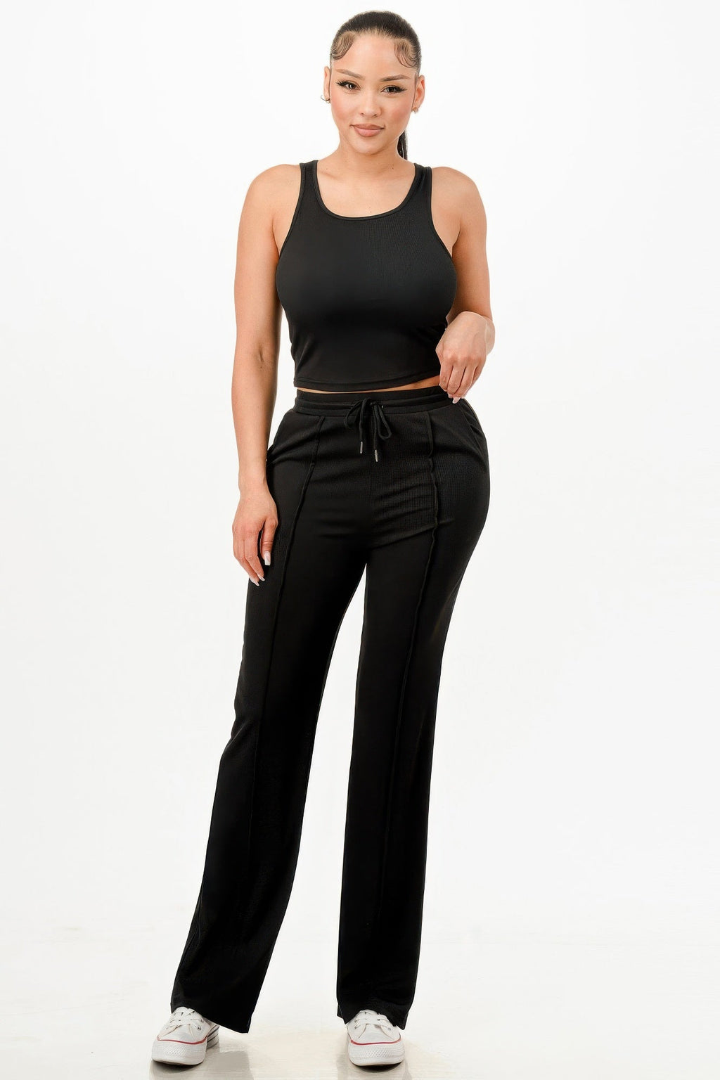 Everyday Ease Ribbed Tank & Pant Set