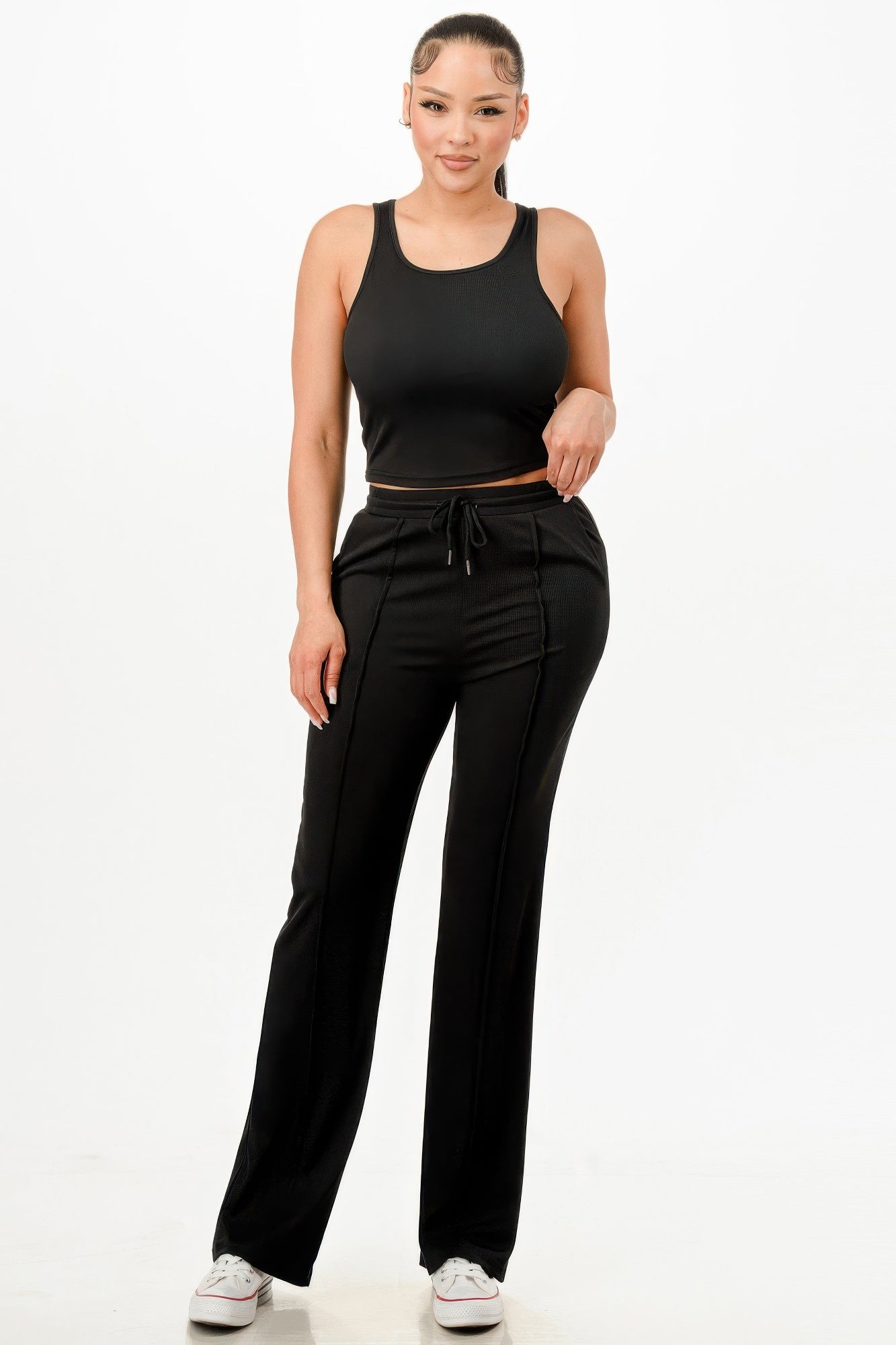 Everyday Ease Ribbed Tank & Pant Set