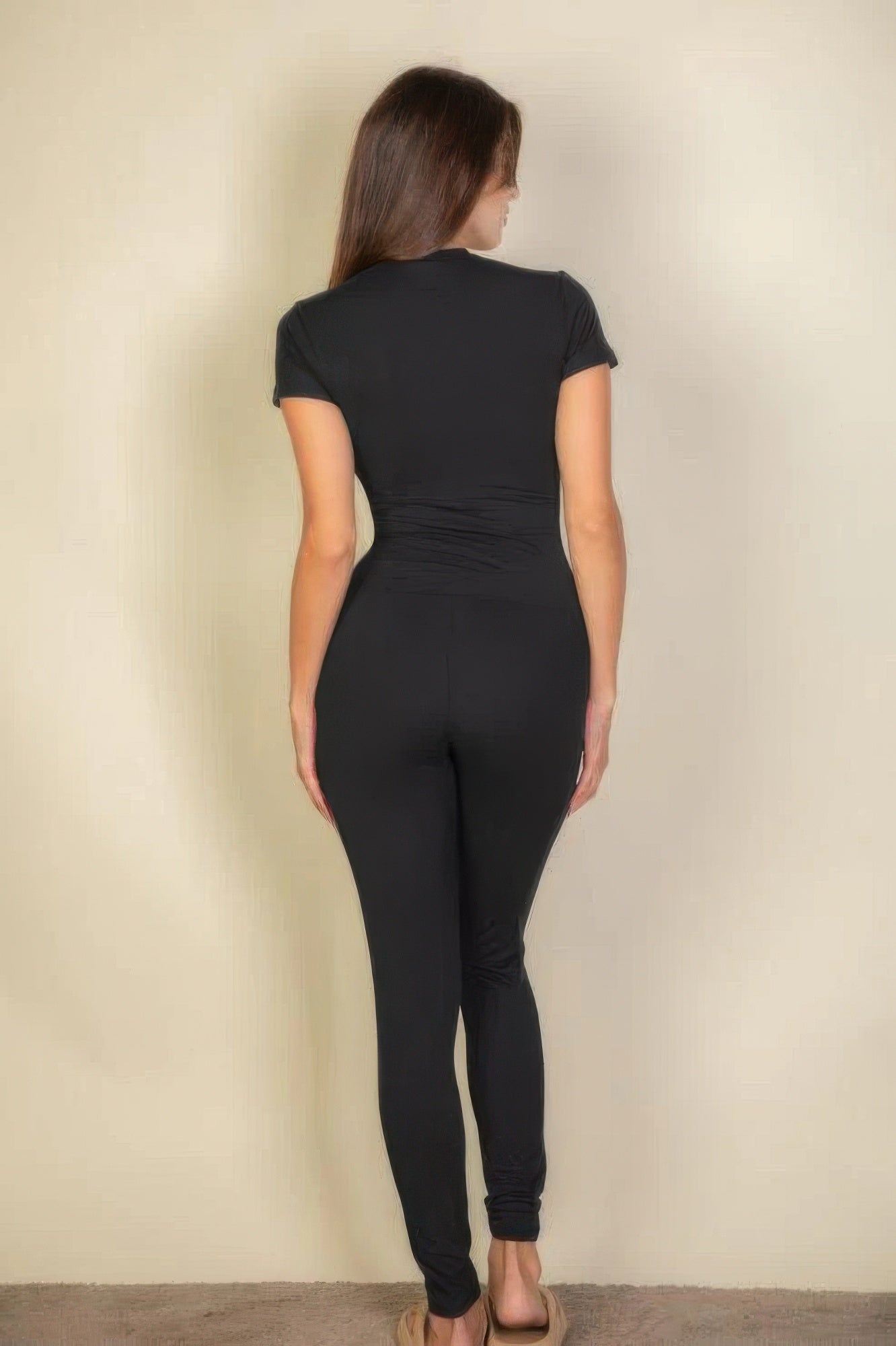 Essential Fit Short Sleeve Two-Piece Legging Set