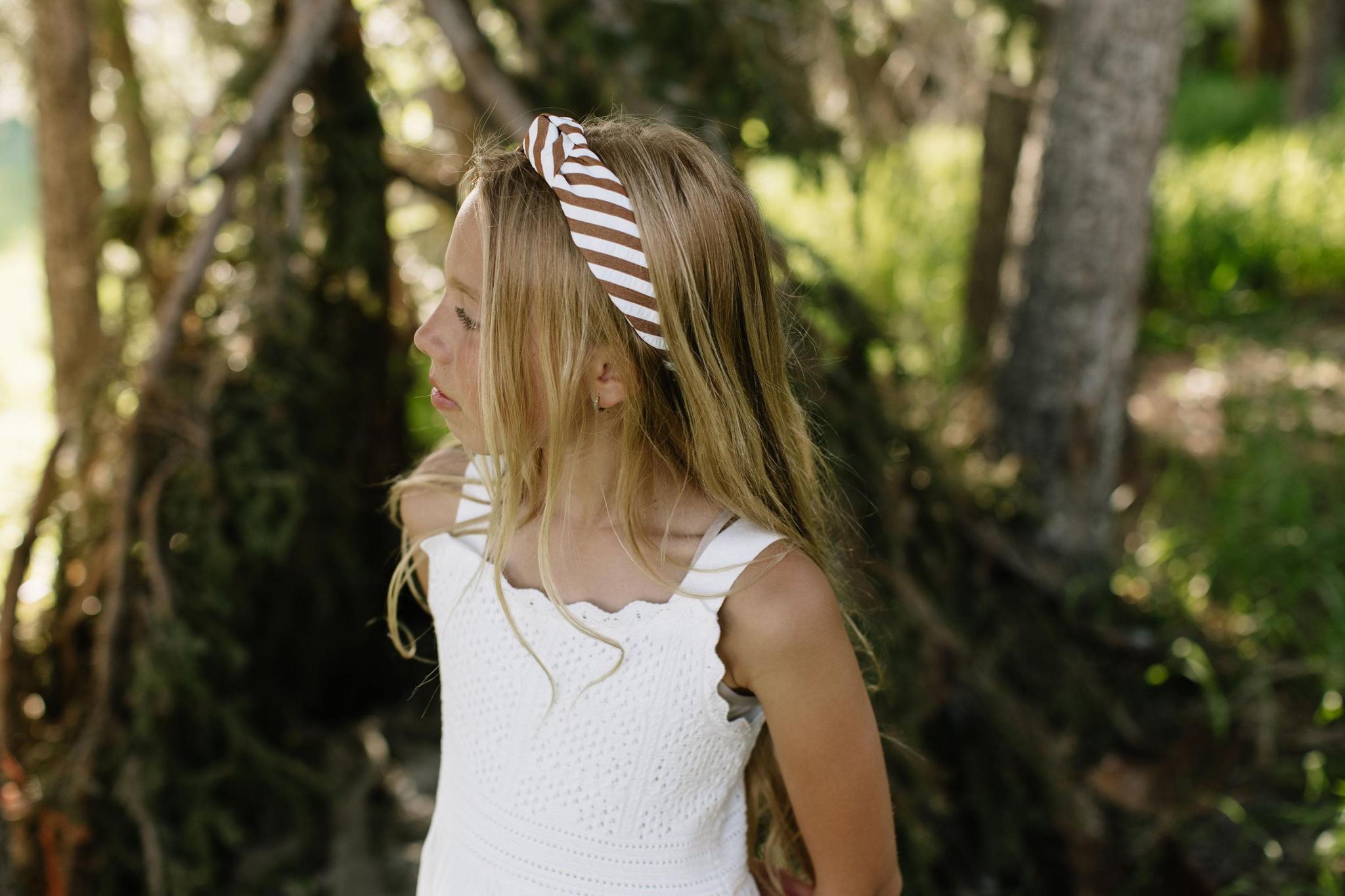 Russet Stripe Women's - Knotted Headband