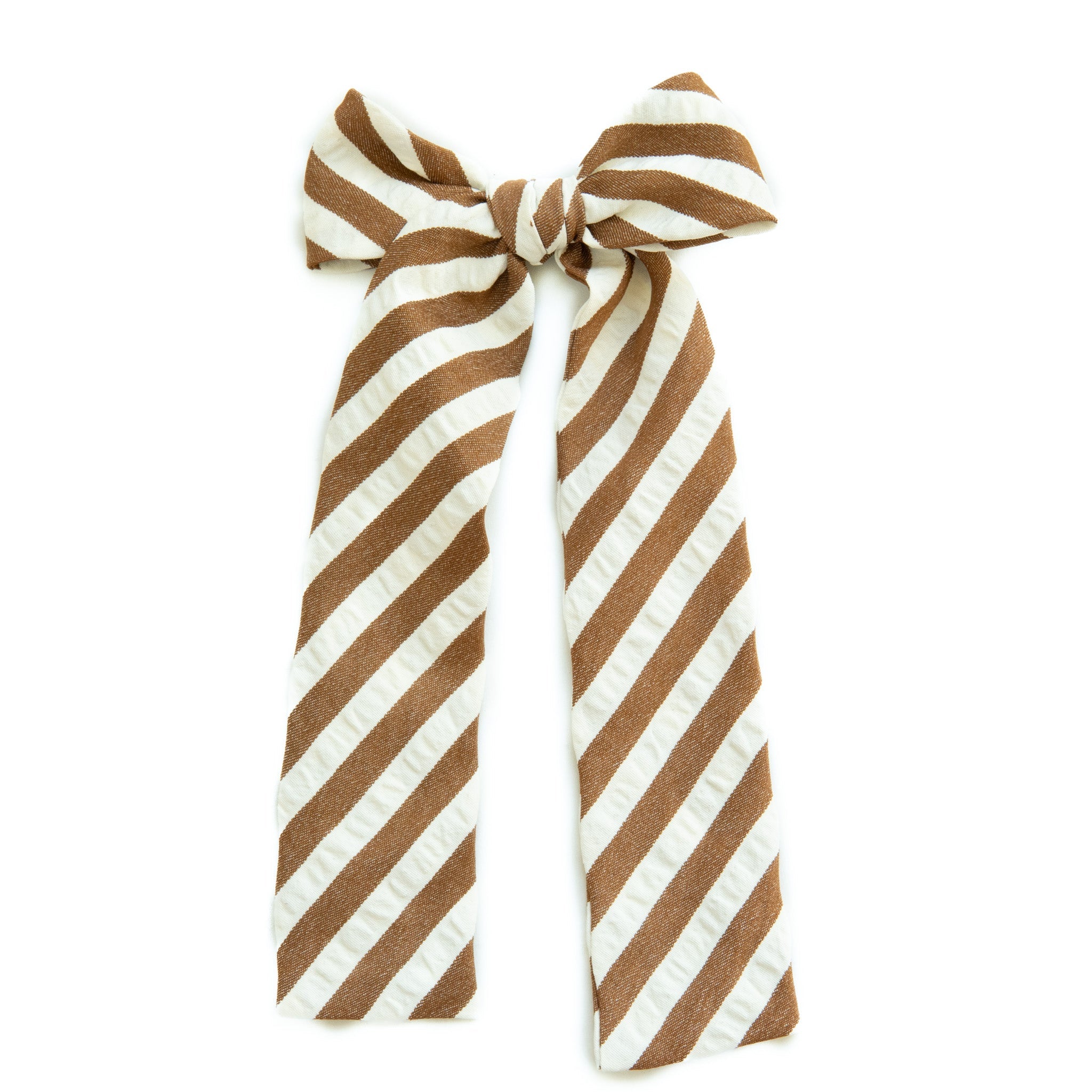 Russet Stripe - Lady Hair Bow