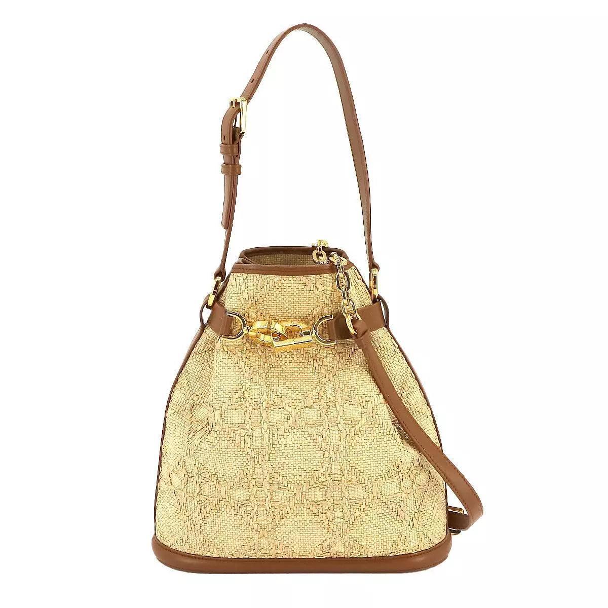 Chiristian Dior C'est Dior Bag Medium Hand Shoulder Bag Raffia Natural Banlieue91