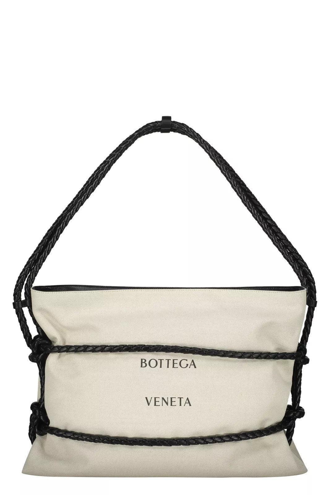 Bottega Veneta Quadronno canvas shoulder bag Banlieue91