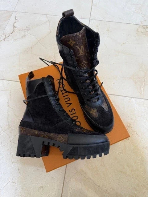 Louis Vuitton  Laureate Platform Desert Boots