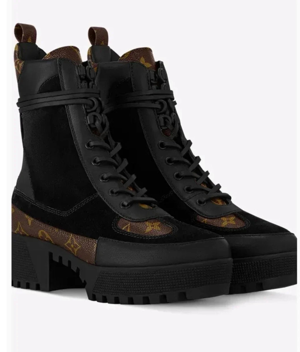 Louis Vuitton  Laureate Platform Desert Boots