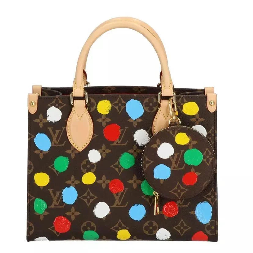LOUIS VUITTON Monogram x Kusama Yayoi On the Go PM Hand Bag Banlieue91