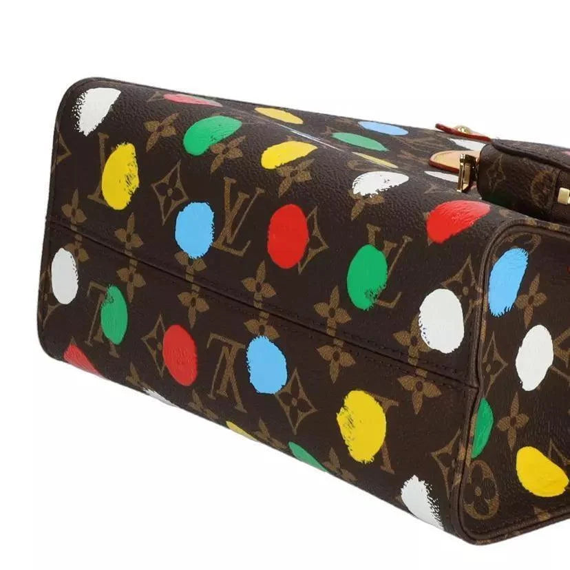 LOUIS VUITTON Monogram x Kusama Yayoi On the Go PM Hand Bag Banlieue91
