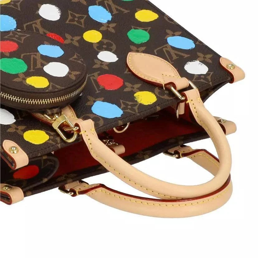 LOUIS VUITTON Monogram x Kusama Yayoi On the Go PM Hand Bag Banlieue91