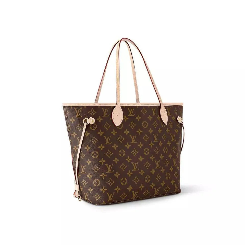 Louis Vuitton Neverfull MM Peony/Brown With Pouch Banlieue91