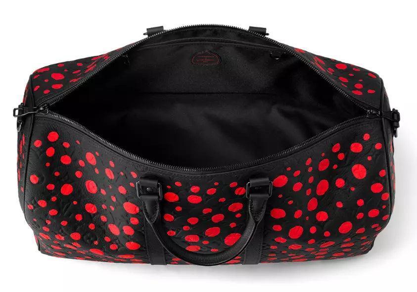 Louis Vuitton X YK Keepall 50 - Kusama Black with Red Spots Banlieue91