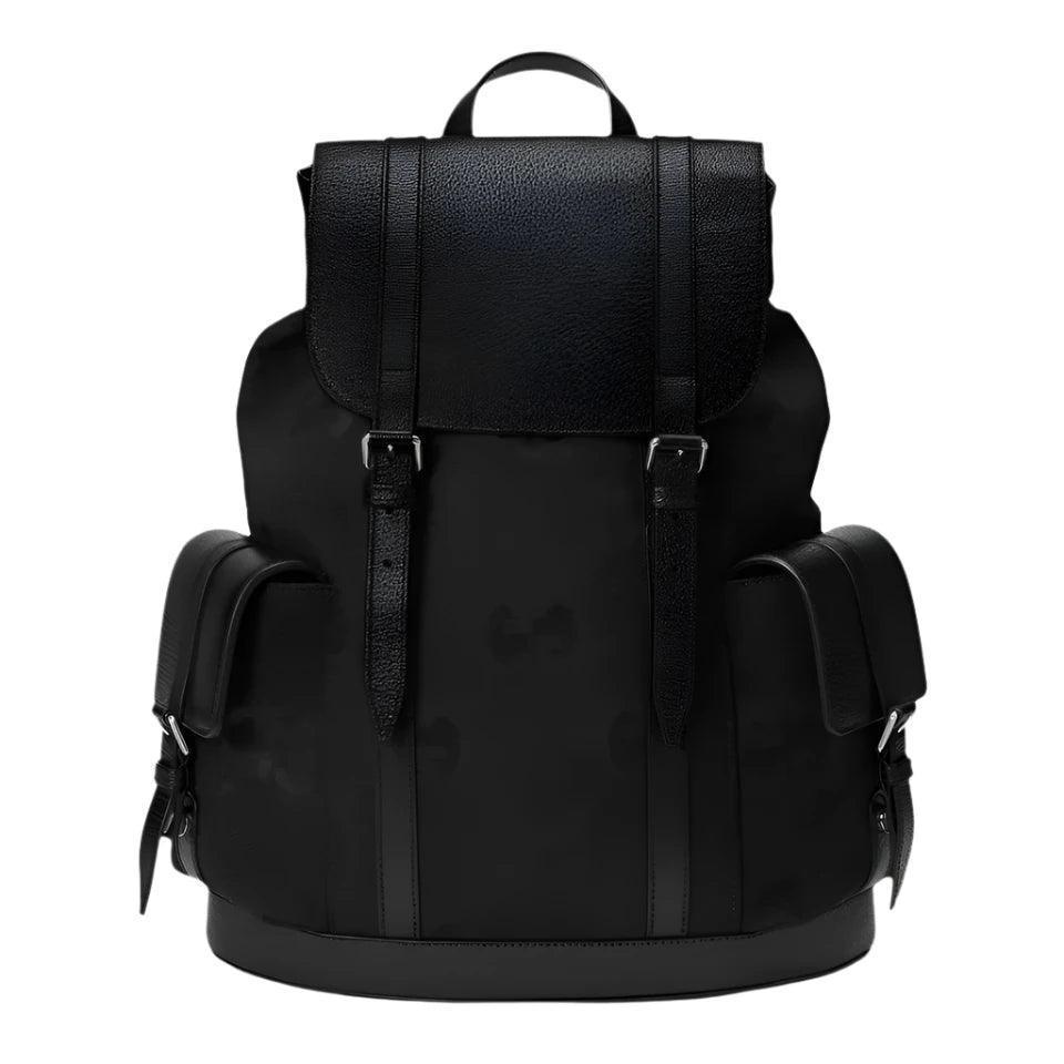 GUCCI BLACK SIGNATURE JUMBO GG CANVAS AND LEATHER BACKPACK Banlieue91