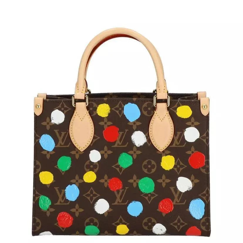 LOUIS VUITTON Monogram x Kusama Yayoi On the Go PM Hand Bag Banlieue91