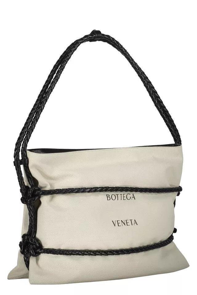 Bottega Veneta Quadronno canvas shoulder bag Banlieue91