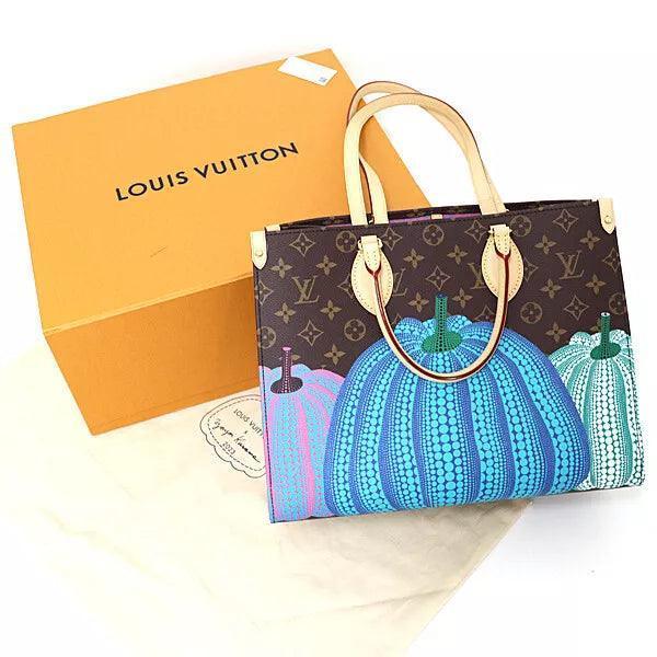 Louis Vuitton Yayoi Kusama ×YK On The Go MM 2WAY Bag Monogram Banlieue91