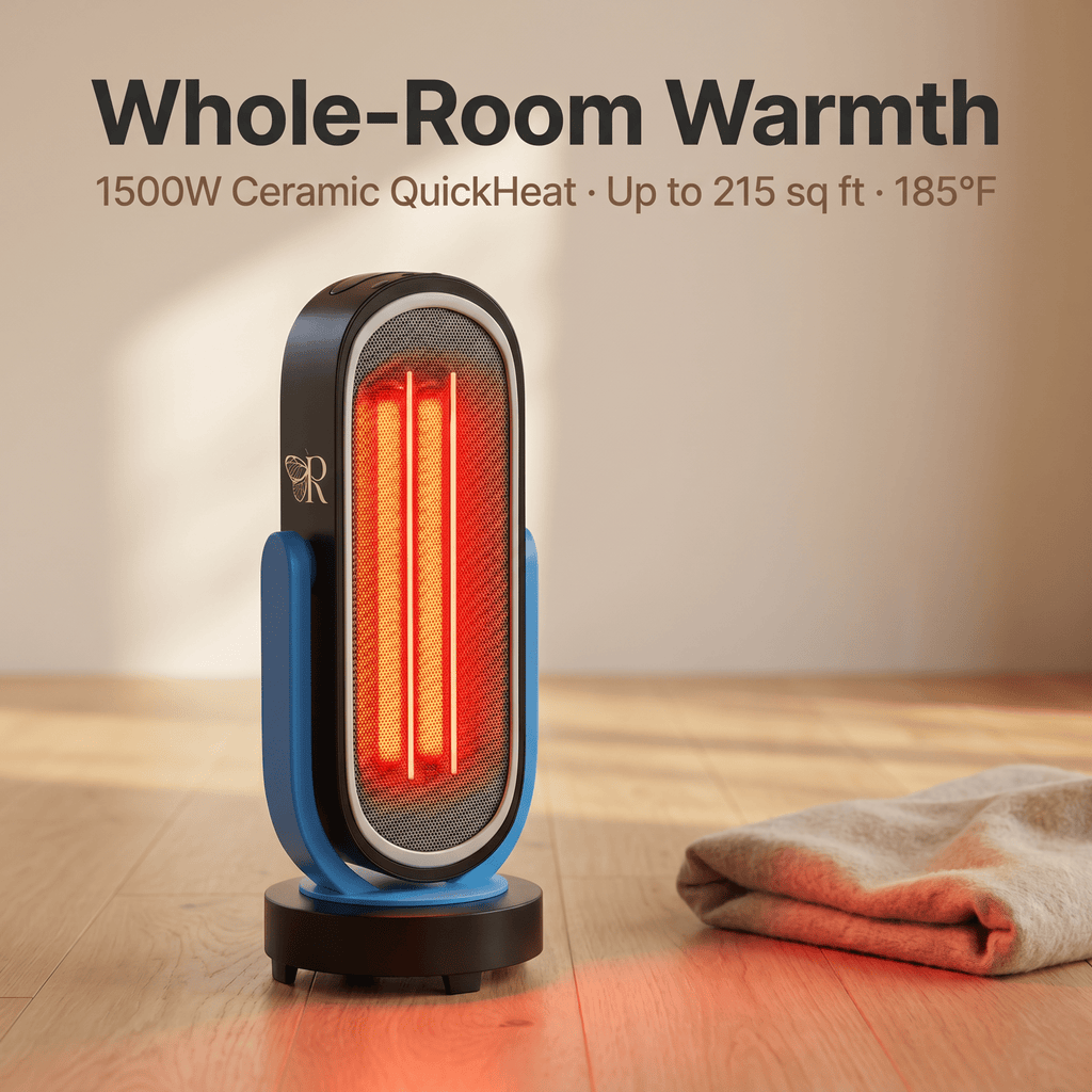 Sauna Heater – 1500W Ceramic Carbon QuickHeat® with Remote RevivPro