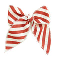 Scarlet Stripe - Darling Hair Bow