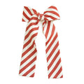 Scarlet Stripe - Lady Hair Bow