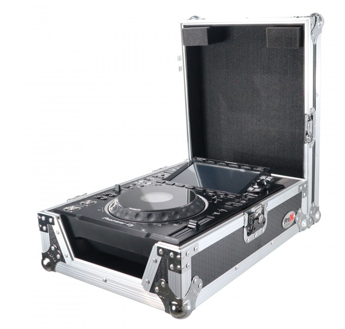 ProX XS-CD - Flight Case for Pioneer CDJ-3000 DJS-1000 Denon SC6000 PRIME Large Format CD-Media Player The DJ Hookup