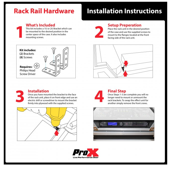 ProX XS-RANEONEWLTBL - Flight Case For RANE ONE DJ Controller W-Sliding Laptop Shelf & Wheels| Black on Black The DJ Hookup