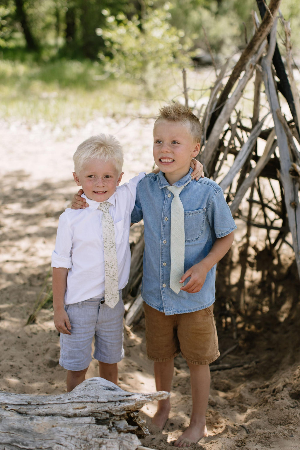 Sea Foam - Boys Tie