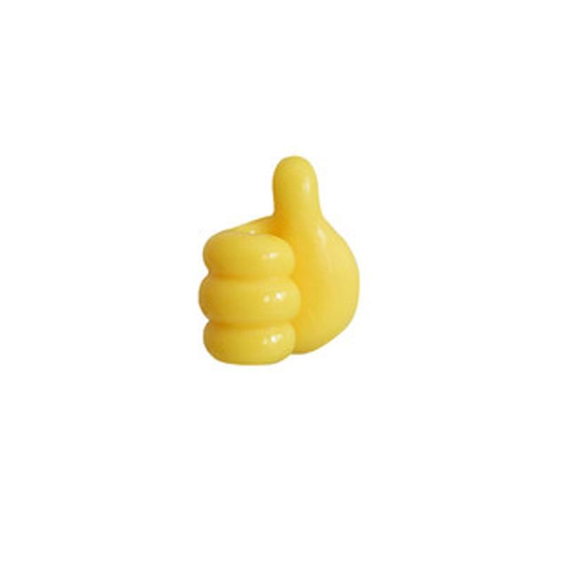 Self-Adhesive Wall Decoration Hook Creative Silicone Thumb Key Hanger Hook Home/Office Data Cable Clip Wire Desk Organizer Silicone Thumb Wall Hook Adhesive Thumb Multifunctional Clip Holder Stevvex