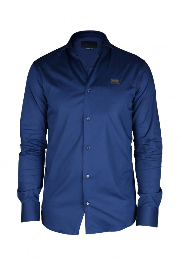 Philipp Plein Men Diamond Cut Ls Iconic Shirt