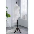 Short Veil Soft Mesh Sequined Lace White Ivory