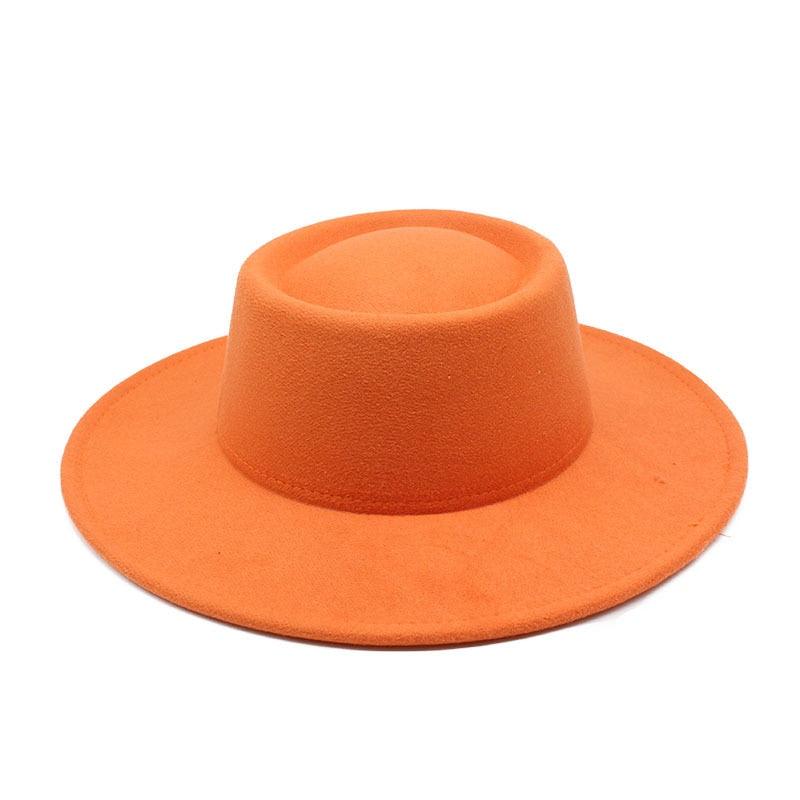 Simple Classic Unisex Fedora Hats Men Women Wide Brim Wool Jazz Hats Elegant Fedoras Hat for Women Lady Wide Brim Autumn Winter Cap Vintage Style Dress Formal Hat For Various Occasions 56-58CM Stevvex
