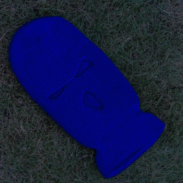 Ski Mask Knitted Face Cover Winter Balaclava Full Face Mask for Outdoor Sports 3 Hole Balaclava Party Mask Limited Embroidery Knit Hat Full Face Cover Balaclava Hats Funny Party Embroidery Beanies Caps Hole Knitted Full Face Cover Stevvex