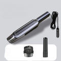 Sleek Gray and Black Cordless Handheld Vacuum Cleaner