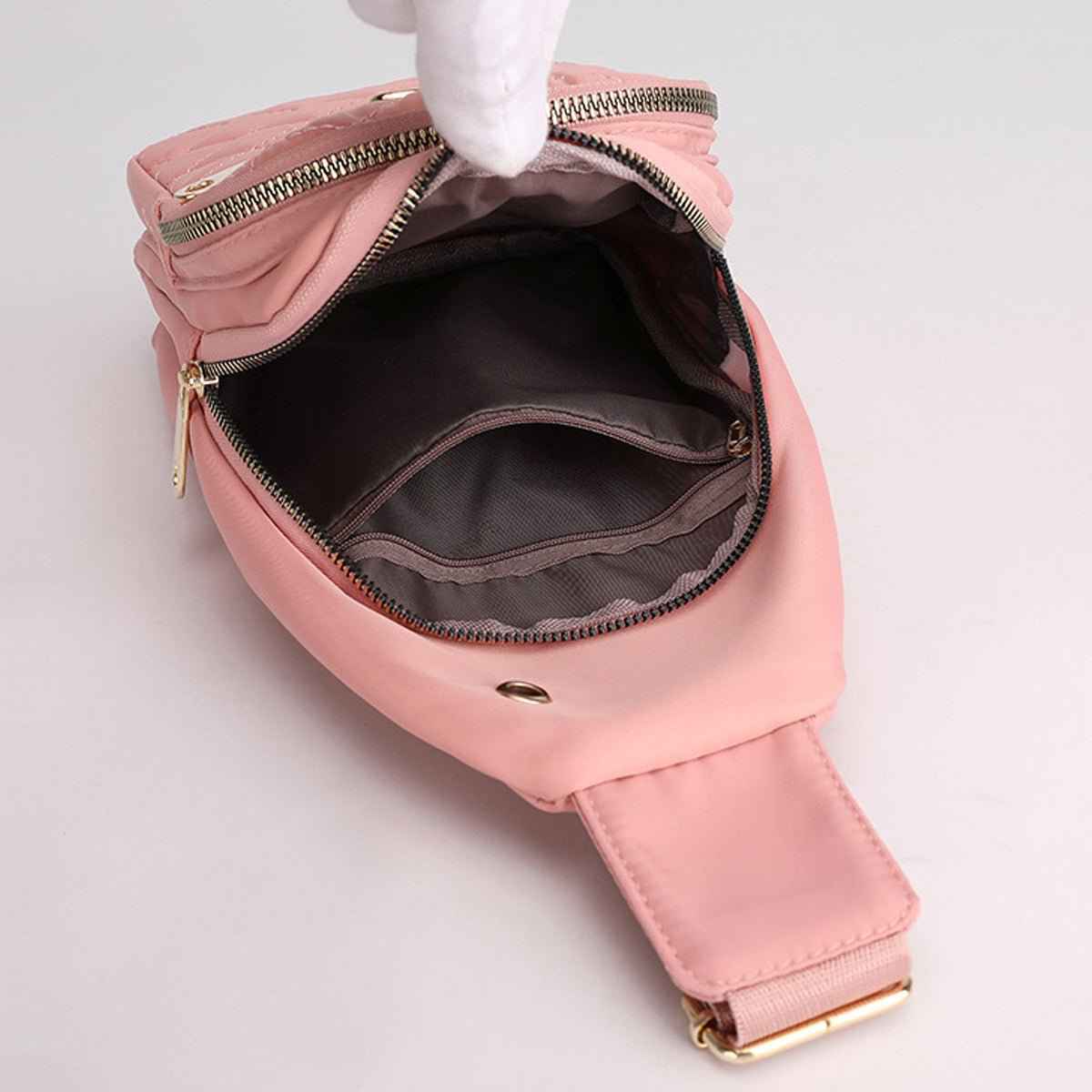 Portable Nylon Chest Sling Bag Mini Travel Pack Mesh Strap Dashing Nova