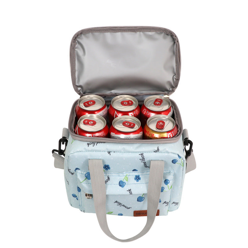 Small fresh fashion cute hand-held lunch box bag for women