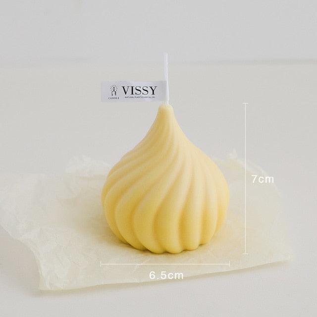 Small Whirlwind Candle  Wedding Decoration Aromatherapy Candle Home Decor Natural Paraffin Wax Long Lasting Aromatherapy Candles Stress Relief For Women