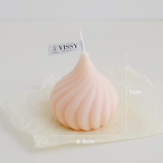 Small Whirlwind Candle  Wedding Decoration Aromatherapy Candle Home Decor Natural Paraffin Wax Long Lasting Aromatherapy Candles Stress Relief For Women
