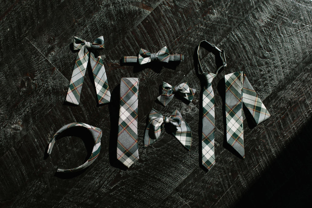 Spruce Plaid - Petite Hair Bow