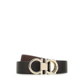 Salvatore Ferragamo Men Black Leather Belt Luosophy
