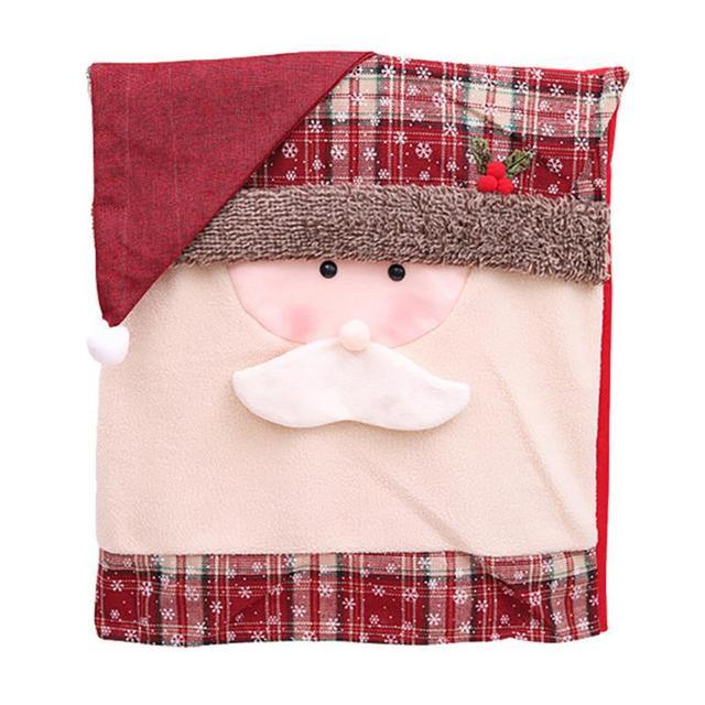 Stylish Chair Covers Christmas Santa Claus Chair Back Cover Christmas Dining Dinner Table Decoration New Year Party Supplies Dining Table Decoration for Home New Year Party Stevvex