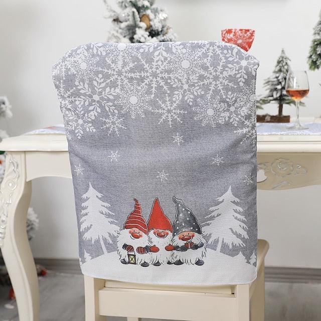 Stylish Chair Covers Christmas Santa Claus Chair Back Cover Christmas Dining Dinner Table Decoration New Year Party Supplies Dining Table Decoration for Home New Year Party Stevvex