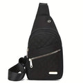 Stylish Chic Quilted Lightweight & Comfortable Crossbody Chest Bag DailySale