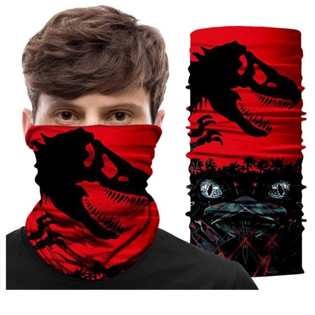 Summer Animal Bandana Neck Gaiter Tube Scarf Buff Party Halloween Half Mask Face Shield Sport Headband Balaclava Seamless Magic Head Scarf Breathable Bandana Turban Outdoor Hiking Quick-Dry Sweat Absorbing Scarves Multifunction Beanie Hat Stevvex