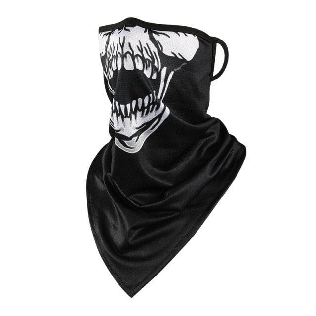 Summer Cold Ice Motorcycle Face Mask Men Skull Caps Helmet Balaclava Headwrap Bandana Face Shield Headband Running Cycling Hat Breathable Mesh Bandana Running Cycling Face Mask Hunting Skiing Bicycle Hiking Fishing Snowboard Cold Weather Balaclava Stevvex
