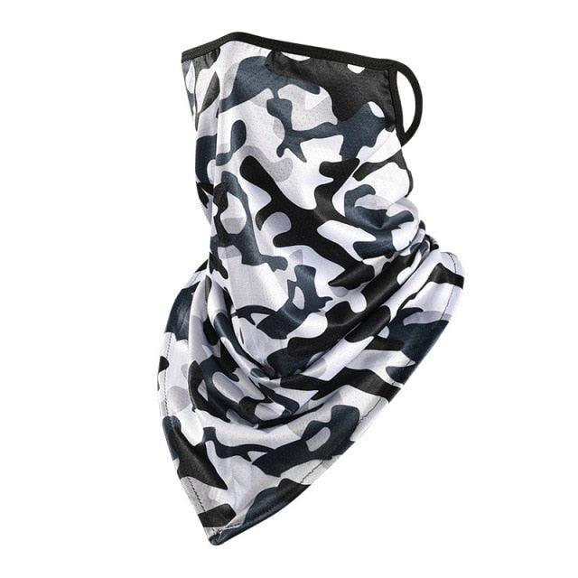 Summer Cold Ice Motorcycle Face Mask Men Skull Caps Helmet Balaclava Headwrap Bandana Face Shield Headband Running Cycling Hat Breathable Mesh Bandana Running Cycling Face Mask Hunting Skiing Bicycle Hiking Fishing Snowboard Cold Weather Balaclava Stevvex