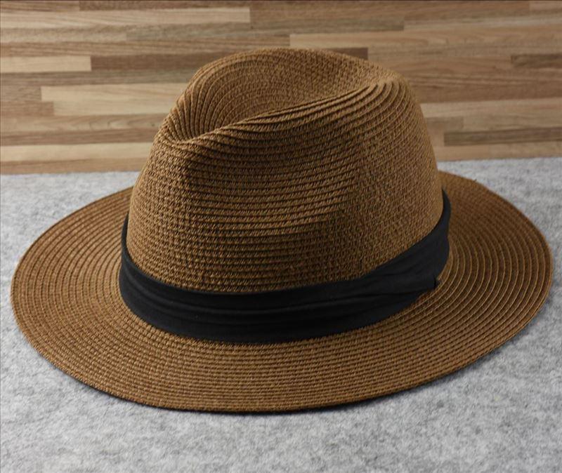 Summer Outdoor Men Large Size Hats Lady Beach Wide Brim Straw Hat Unisex Luxury Straw Hat Classic Mens Dress Hats Party Accessories Stevvex