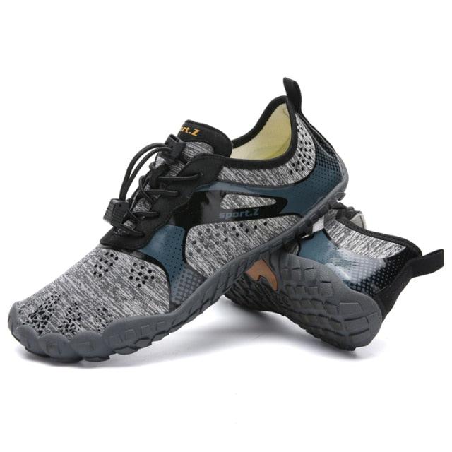 Summer Outdoor Mens Sports Water Shoes Non-Slip Beach Shoes Barefoot Upstream Shoes Quick-Dry Aqua Sock Barefoot For Beach Swim River Pool Lake Hiking Kayaking Surfing Stevvex