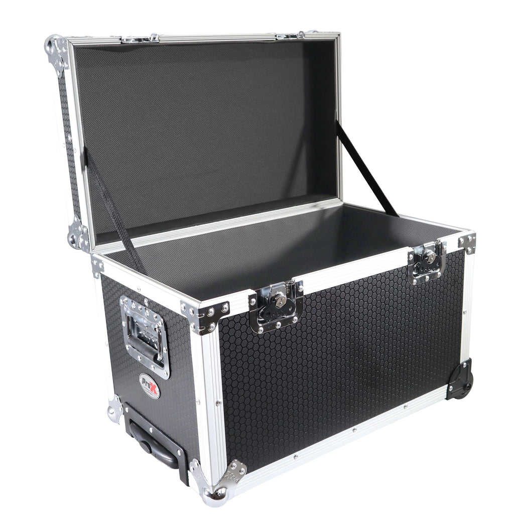 ProX T-UTIHWMK2 - Rolling Utility Case W/ Retractable Handle and Low-Profile Recessed Wheels 17x24.5x15" Exterior For Cabales/100 LP Vinyl Records The DJ Hookup