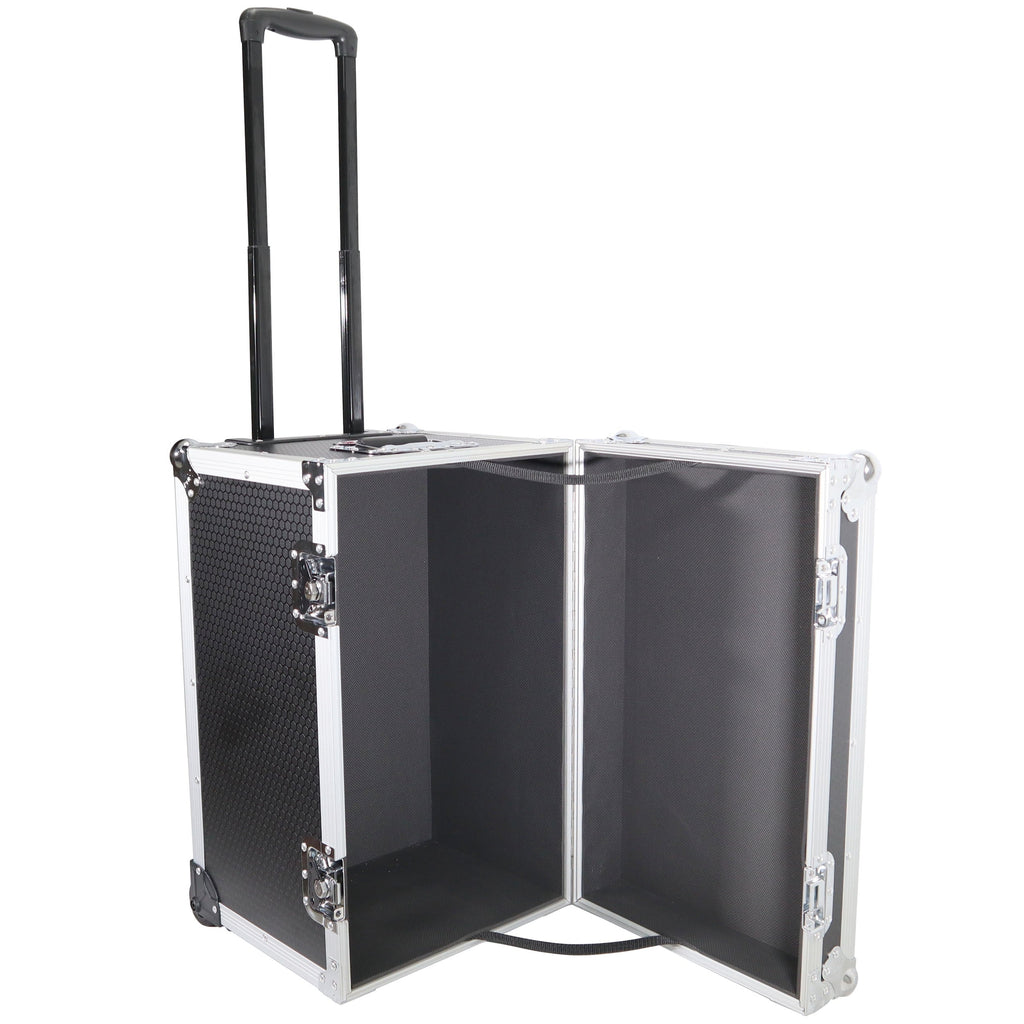 ProX T-UTIHWMK2 - Rolling Utility Case W/ Retractable Handle and Low-Profile Recessed Wheels 17x24.5x15" Exterior For Cabales/100 LP Vinyl Records The DJ Hookup